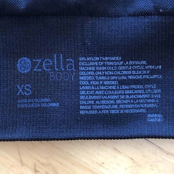 Zella Body Fusion Black Sports Bra Size Extra Small - Picture 12 of 14